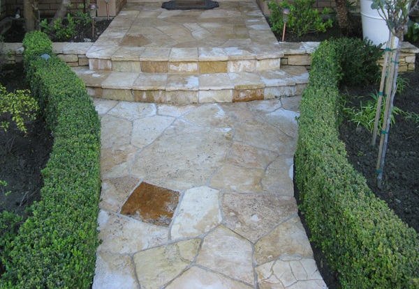 Clean concrete after pressure washing service