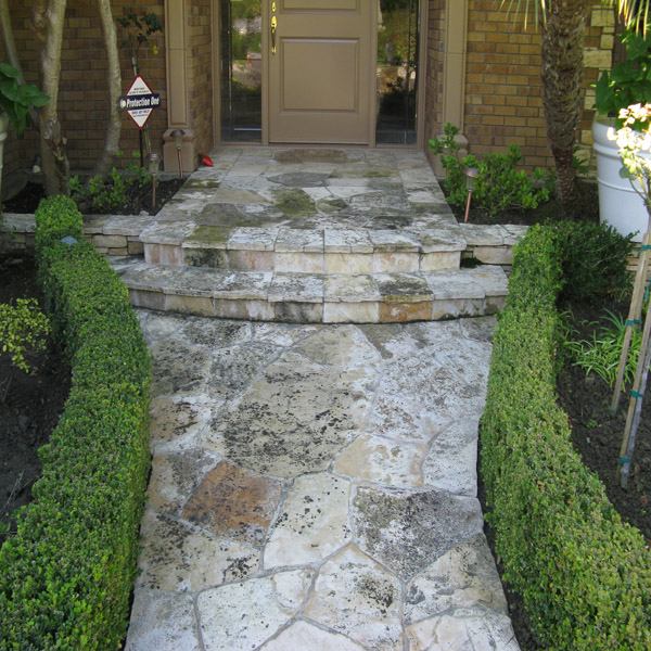 Before photo of pressure washing surface cleaning work